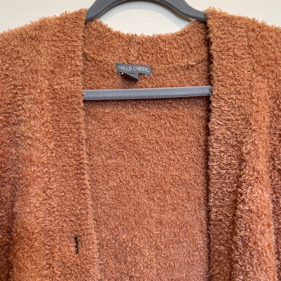 Falls Creek Orange Fuzzy Sweater Size S/M - Picture 7 of 7